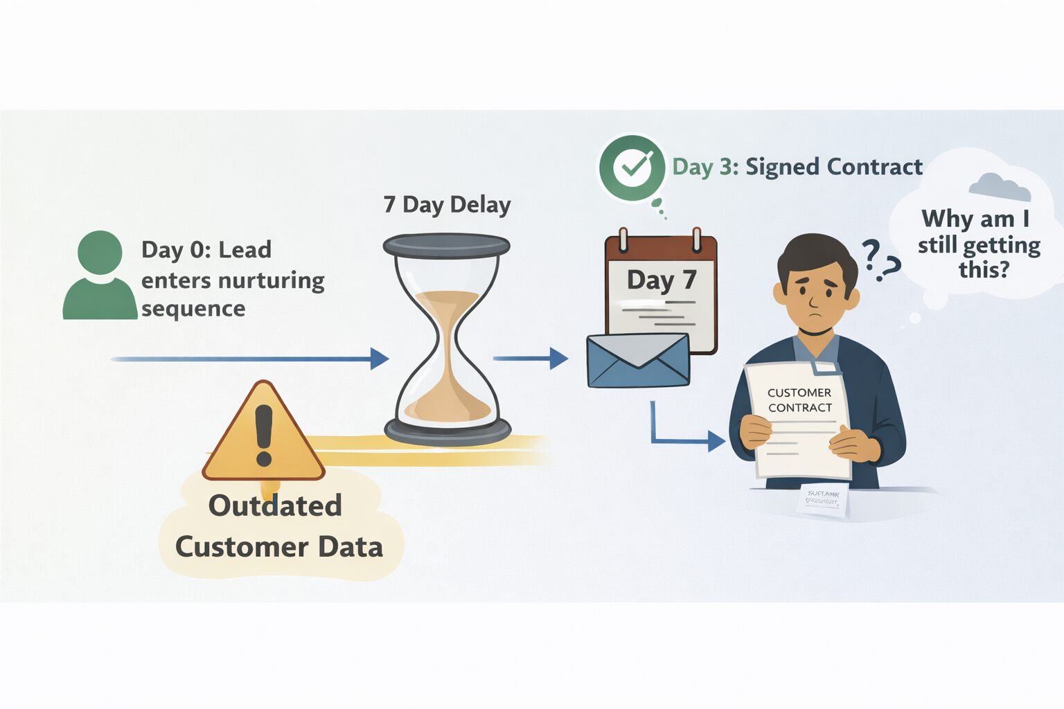 The Real Problem: Delays Execute in the Future With Stale Data