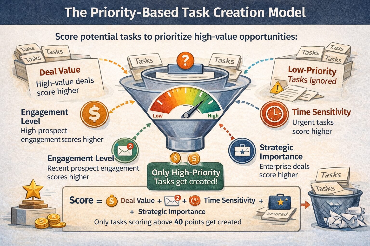 The Priority-Based Task Creation Model