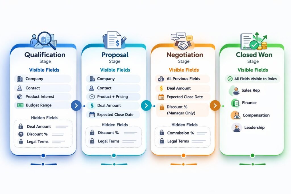 Progressive Disclosure Based on Stage